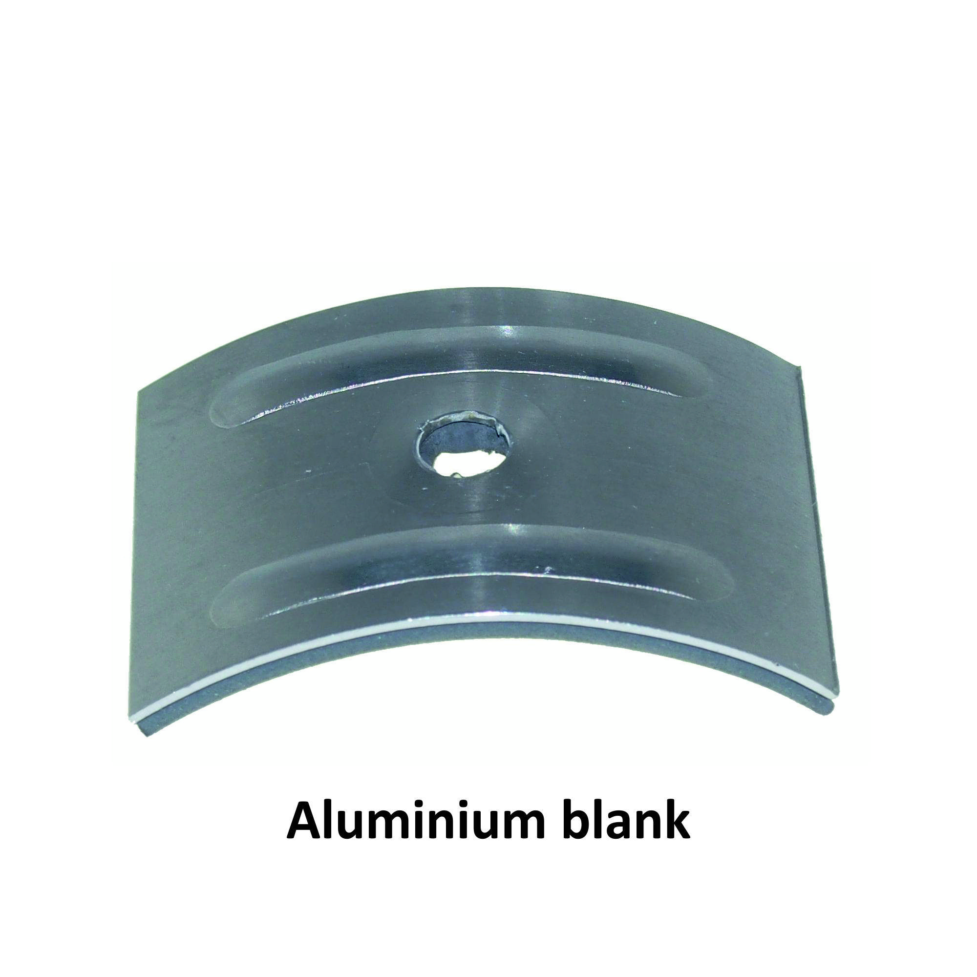 Kalotten für Welle 177/51, Alu blank/ Pck a 100 Stück