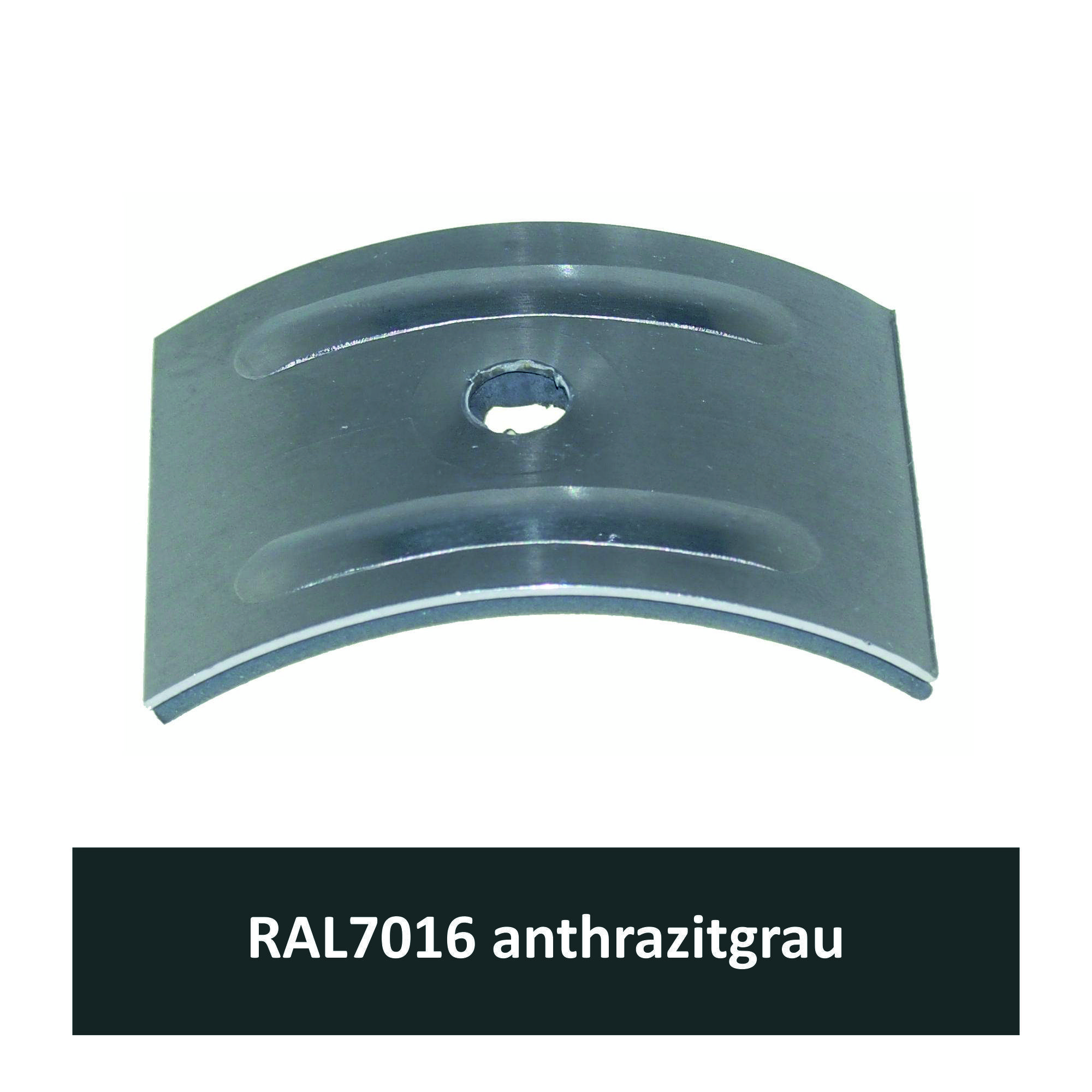 Kalotten für Welle 177/51, Alu RAL7016 anthrazitgrau / Pck a 100 Stück