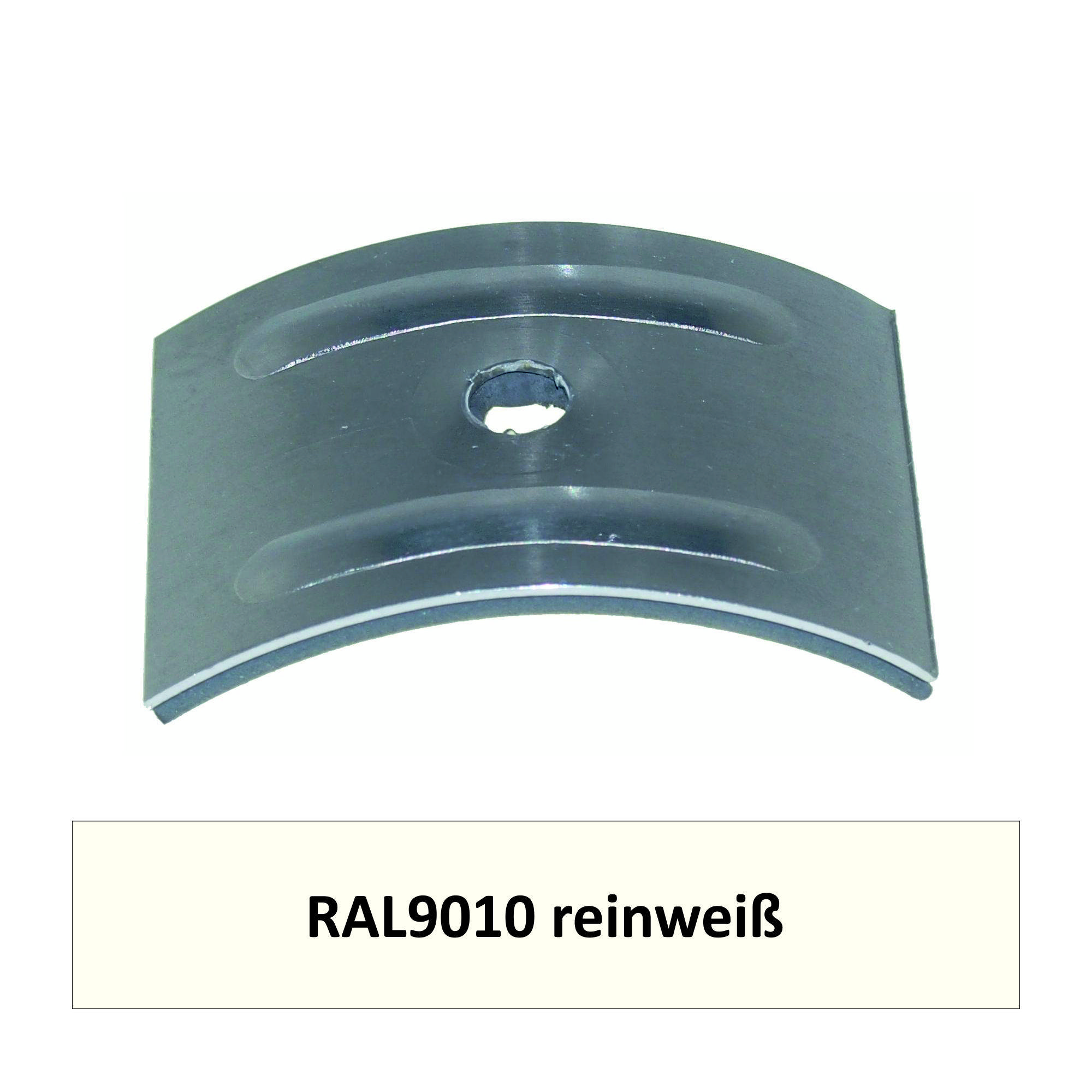 Kalotten für Welle 177/51, Alu RAL9010 reinweiß / Pck a 100 Stück