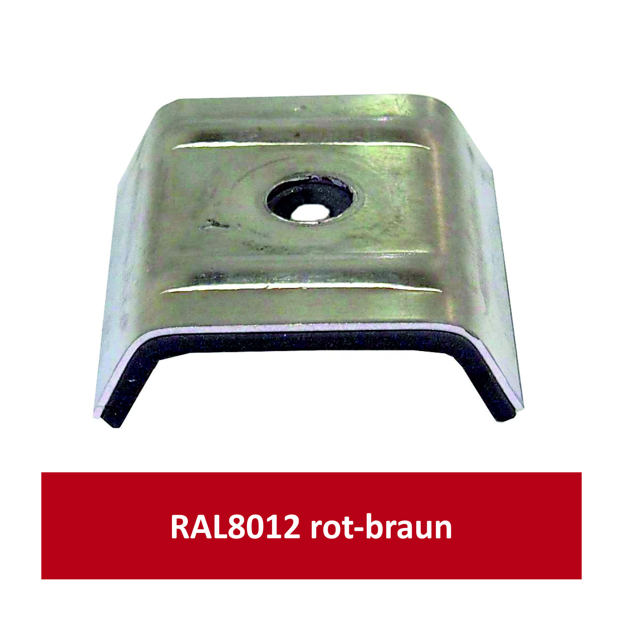 Kalotten für N1000T, Alu RAL8012 rotbraun/ Pck a 100 Stück