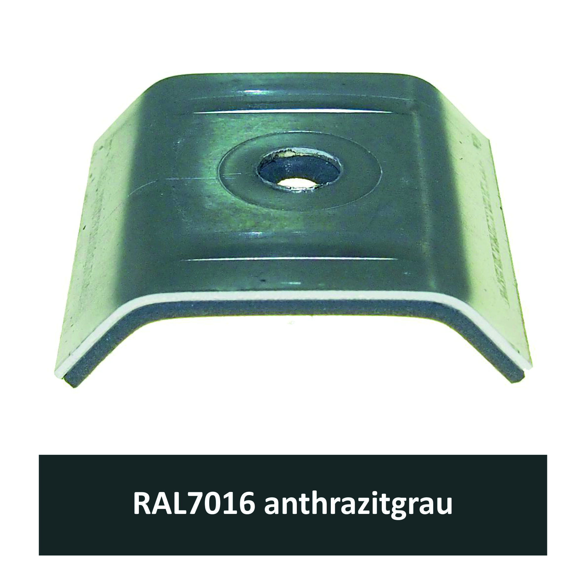 Kalotten für 39/333, Alu RAL7016 anthrazitgrau / Pck a 100 Stück