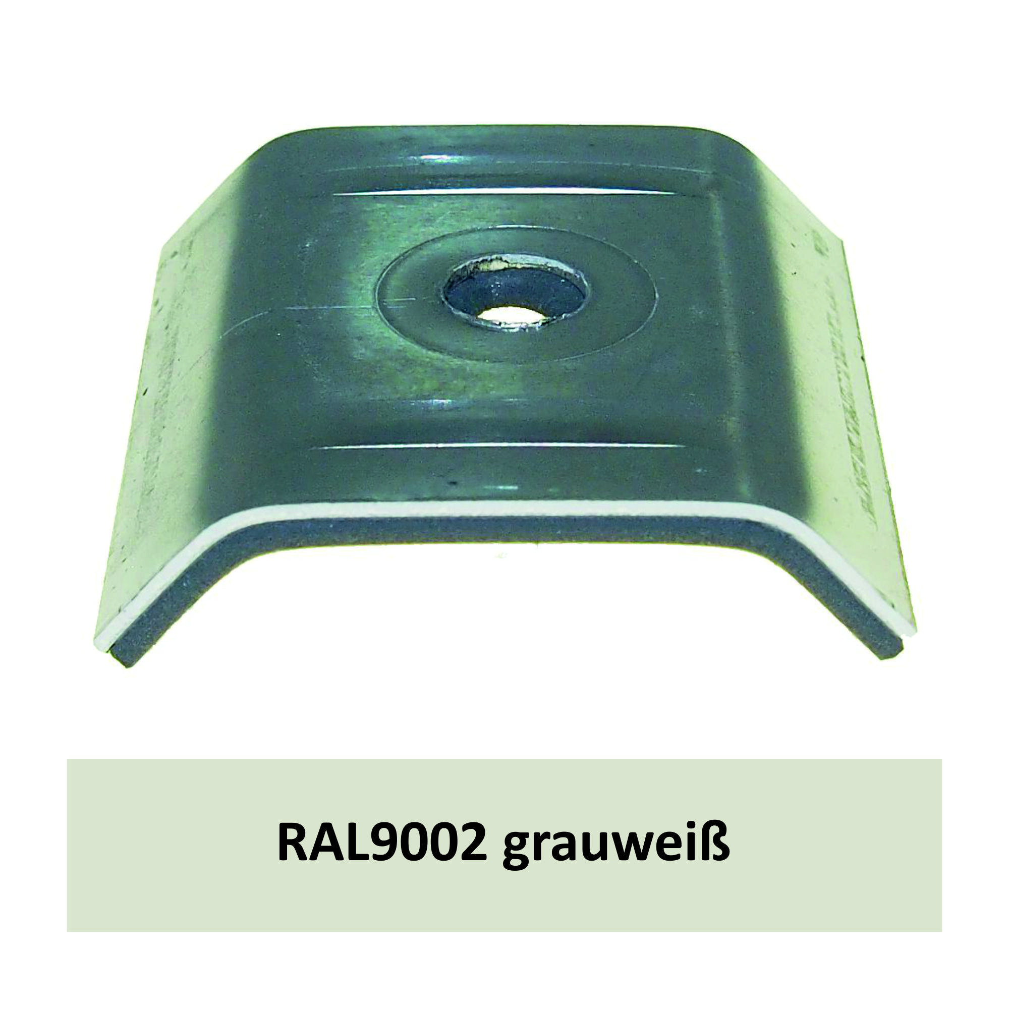 Kalotten für 39/333, Alu RAL9002 grauweiß / Pck a 100 Stück