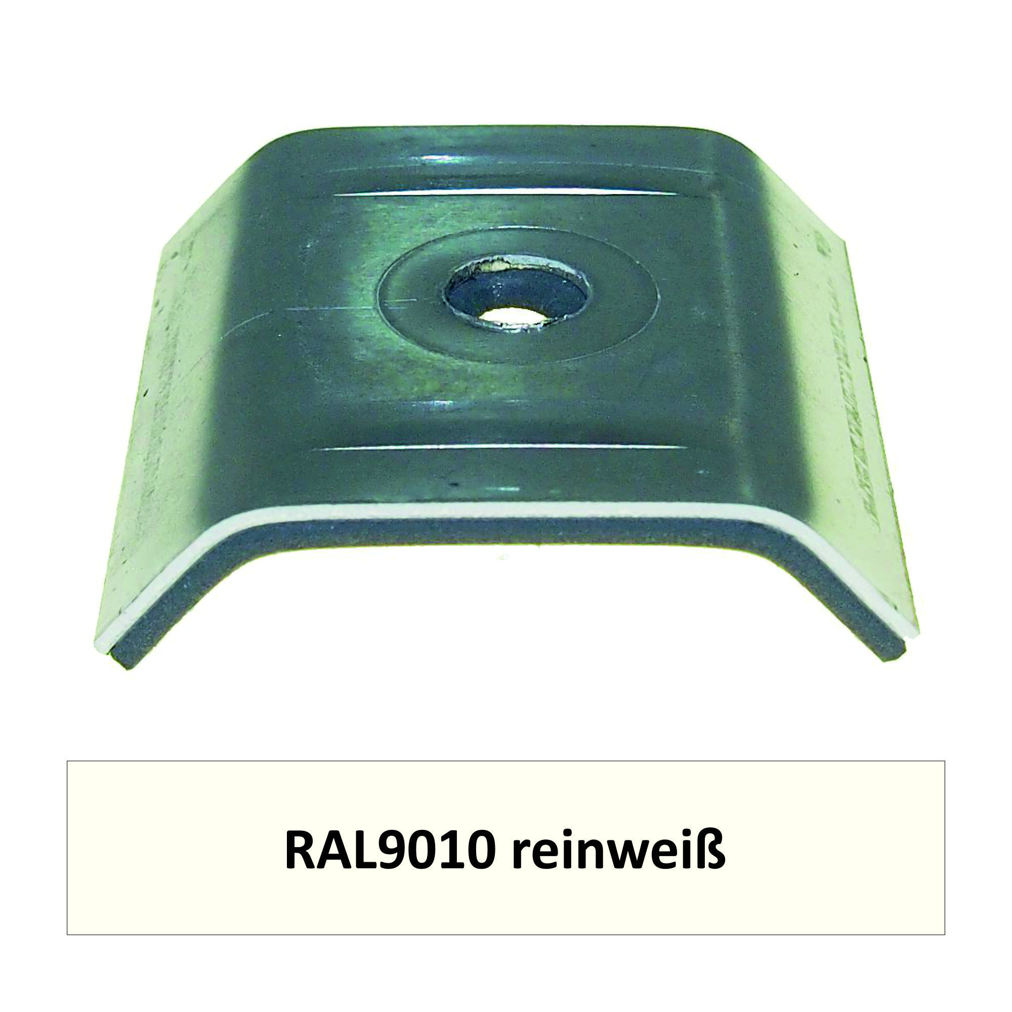 Kalotten für 39/333, Alu RAL9010 reinweiß / Pck a 100 Stück