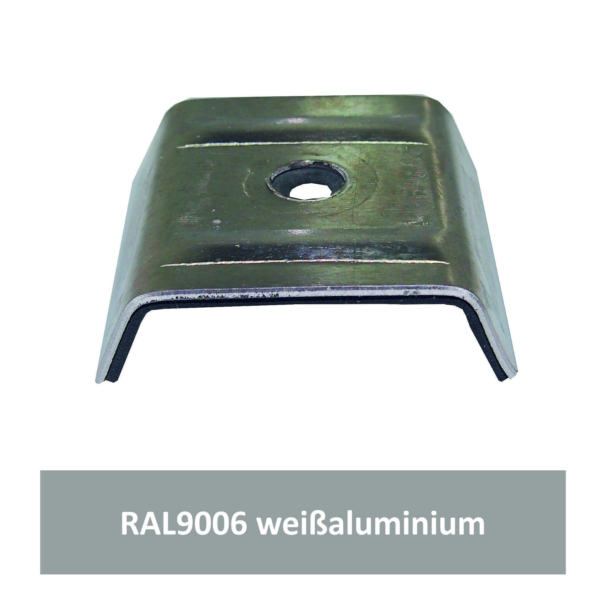 Kalotten für Kingspan, Alu RAL9006 weißaluminium / Pck a 100 Stück