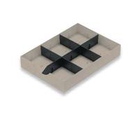 STYRO - 268-405.75 - Polystyrene - Schwarz - Graubraun - 1 Schublade(n) - Schweiz - 225 mm - 31,5 cm