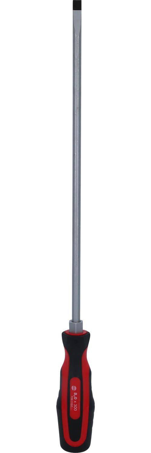 KS TOOLS ERGOTORQUEplus Schlitz-Schraubendreher, 8mm, 405mm lang