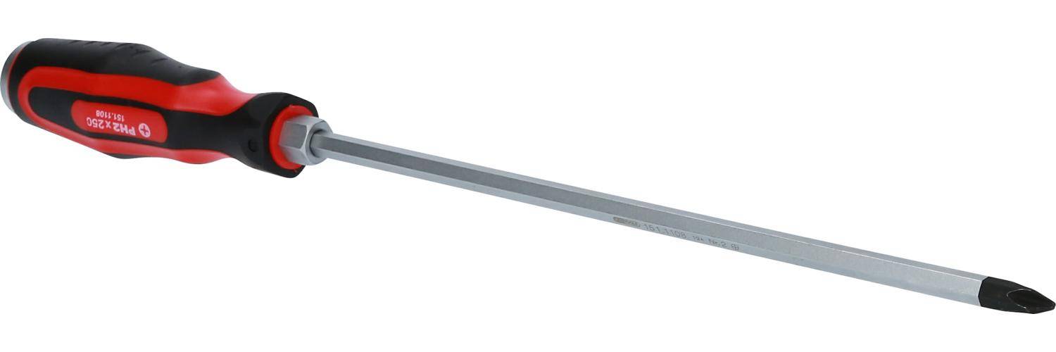 KS TOOLS ERGOTORQUEmax Schlagkappen-Schraubendreher, PH2, 350 mm