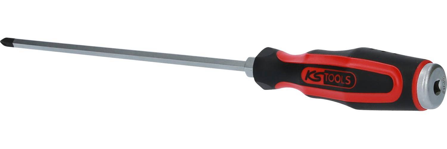 KS TOOLS ERGOTORQUEmax Schlagkappen-Schraubendreher, PH2, 350 mm