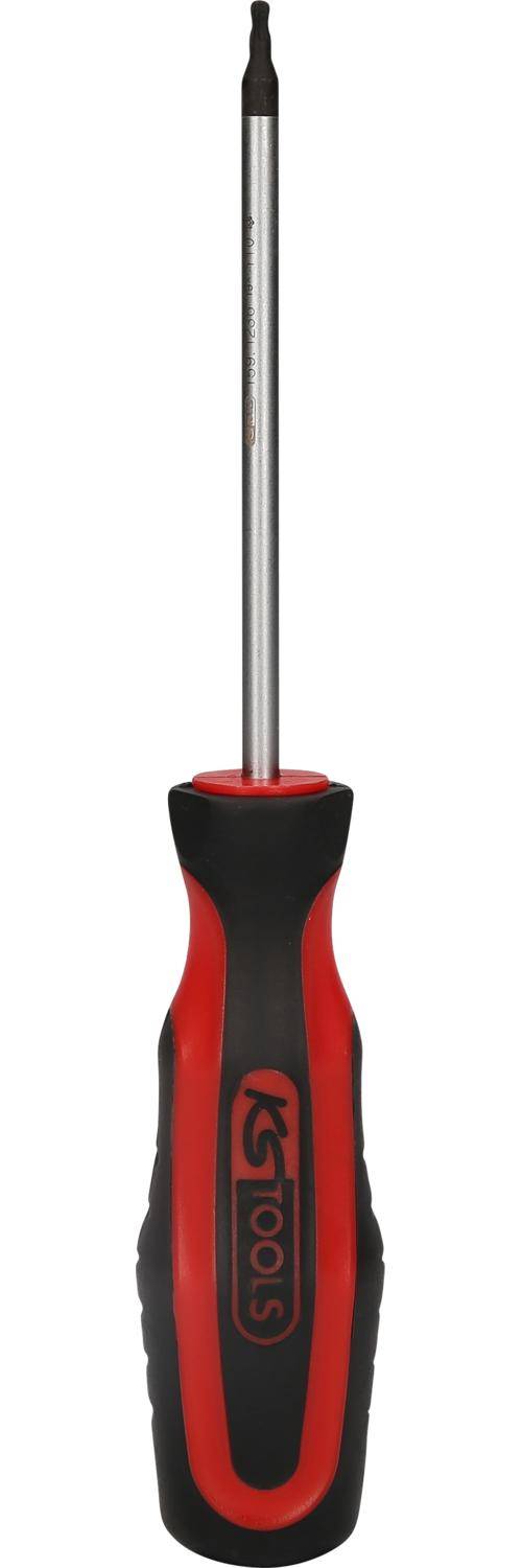 KS TOOLS ERGOTORQUEplus Schraubendreher Torx mit Kugelkopf, T10