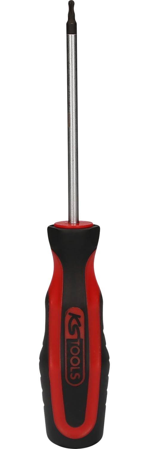 KS TOOLS ERGOTORQUEplus Schraubendreher Torx mit Kugelkopf, T15