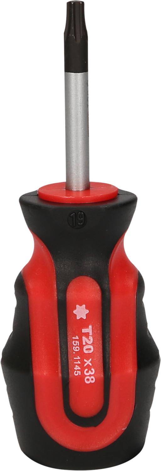 KS TOOLS ERGOTORQUEplus Schraubendreher, T20, kurz