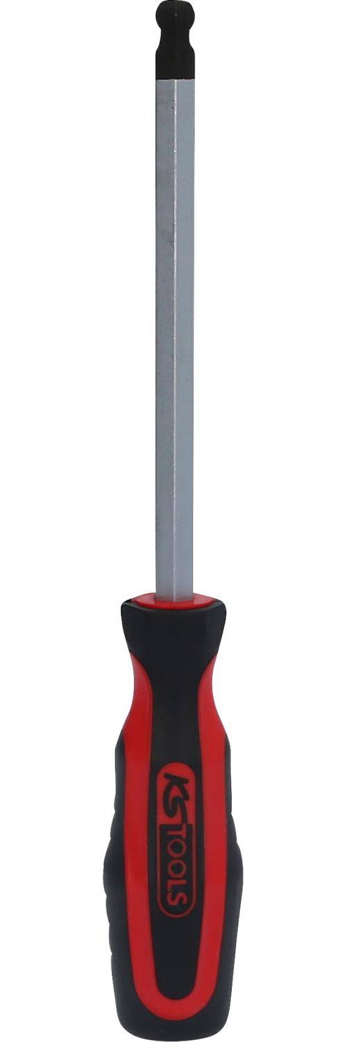 KS TOOLS ERGOTORQUEplus Schraubendreher Innensechskant mit Kugelkopf,