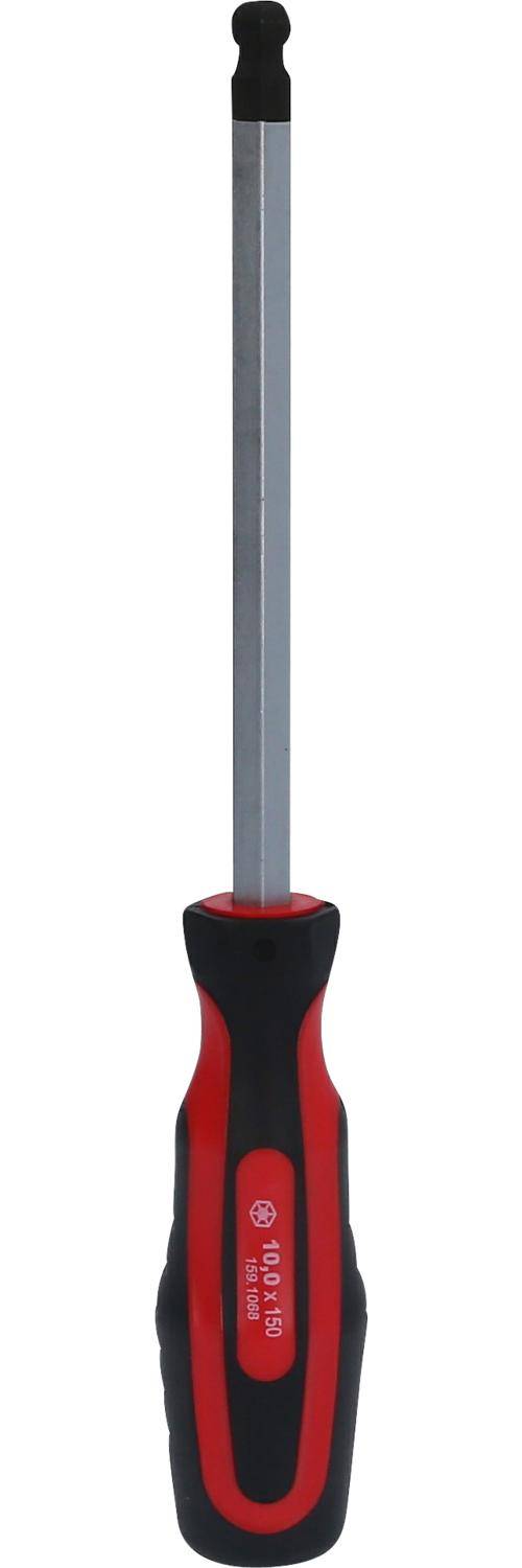 KS TOOLS ERGOTORQUEplus Schraubendreher Innensechskant mit Kugelkopf,