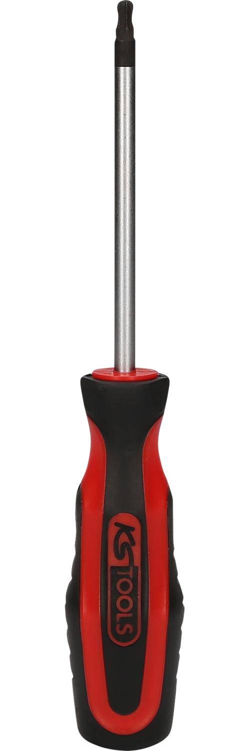 KS TOOLS ERGOTORQUEplus Schraubendreher Torx mit Kugelkopf, T27