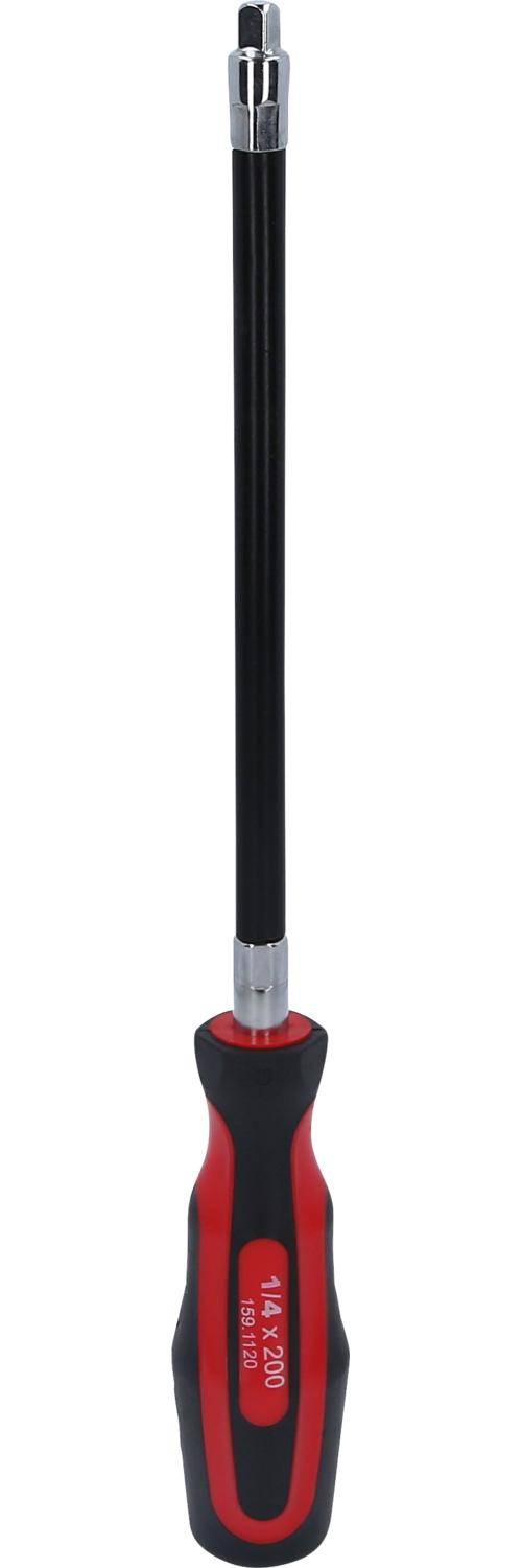 KS TOOLS 1/4" ERGOTORQUEplus Vierkant-Schraubendreher, 200mm