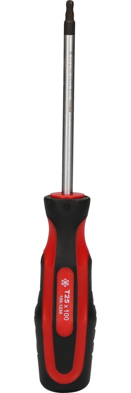 KS TOOLS ERGOTORQUEplus Schraubendreher Torx mit Kugelkopf, T25