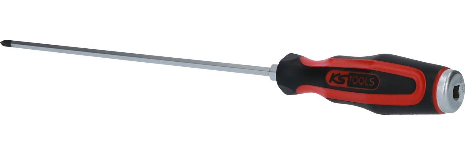 KS TOOLS ERGOTORQUEmax Schlagkappen-Schraubendreher, PH1, 350 mm