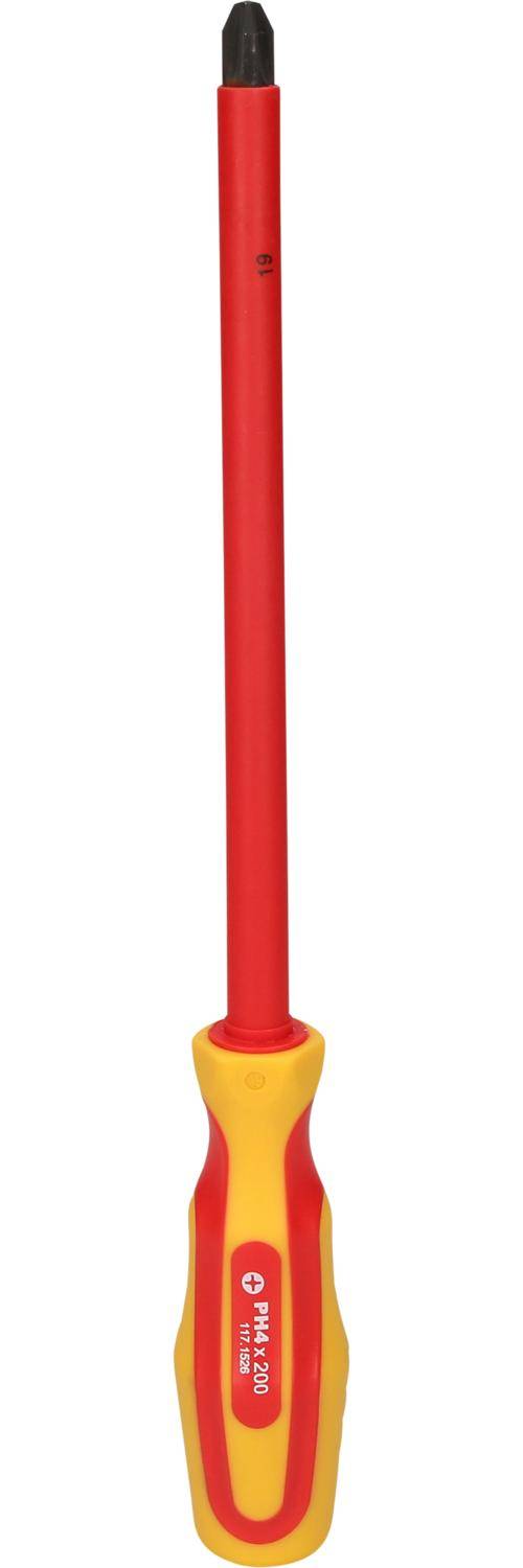 KS TOOLS ERGOTORQUE VDE PH-Schraubendreher, PH4, 315mm
