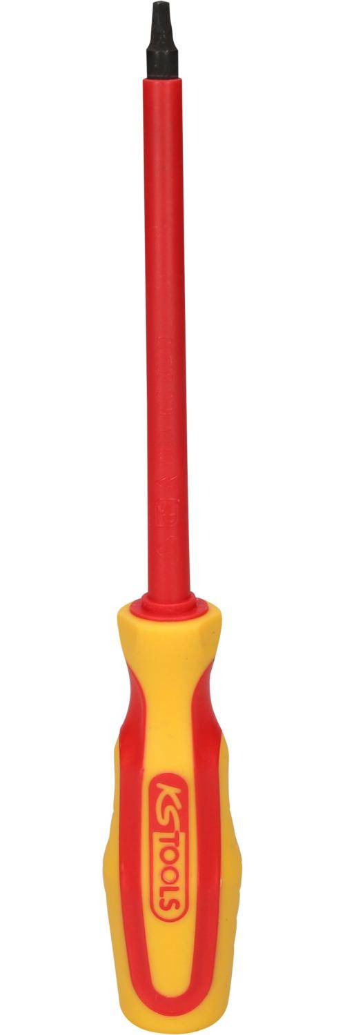 KS TOOLS ERGOTORQUE VDE Innenvierkant-Schraubendreher #3, 265mm