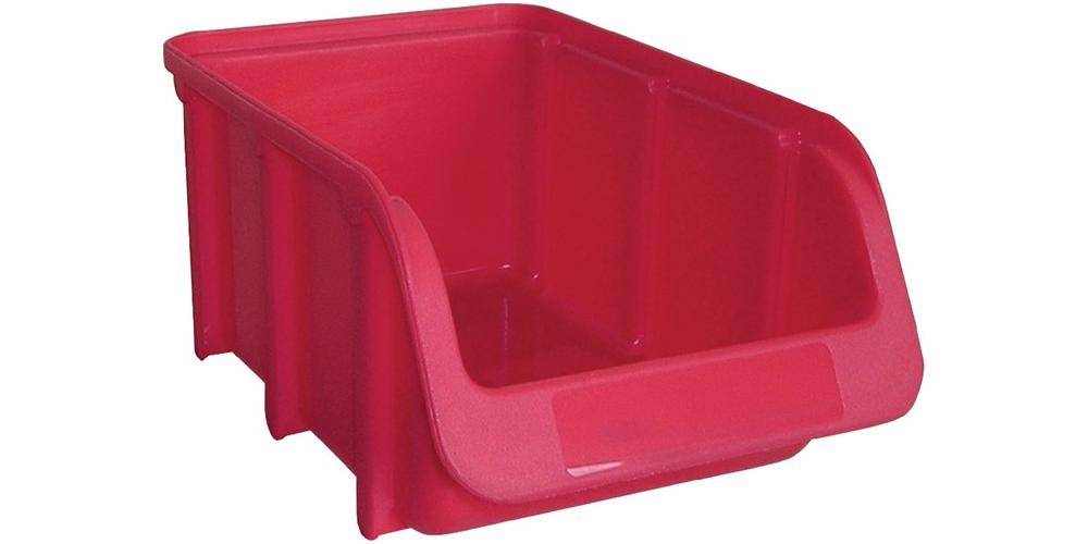 Hünersdorff Sichtlagerkasten L216/183xB102xH74mm PP rot stapelbar