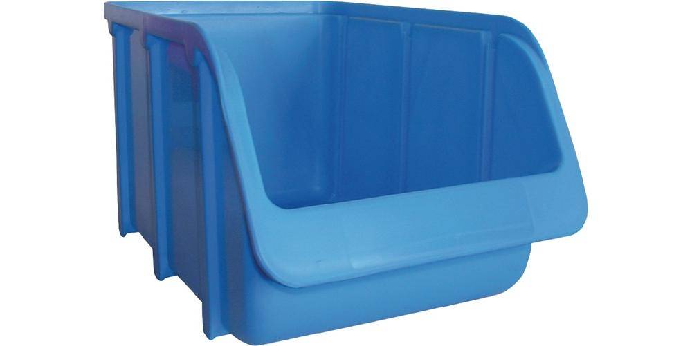Hünersdorff Sichtlagerkasten L318/286xB146xH127mm PP blau stapelbar