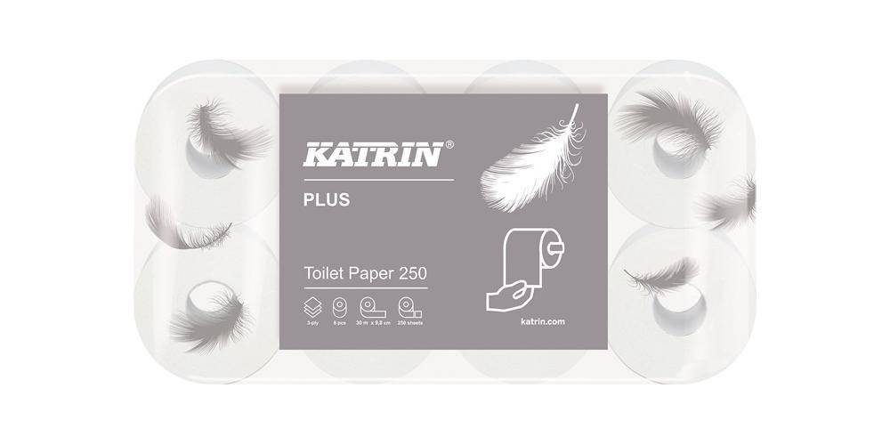 KATRIN Toilettenpapier 250 Long 3-lagig