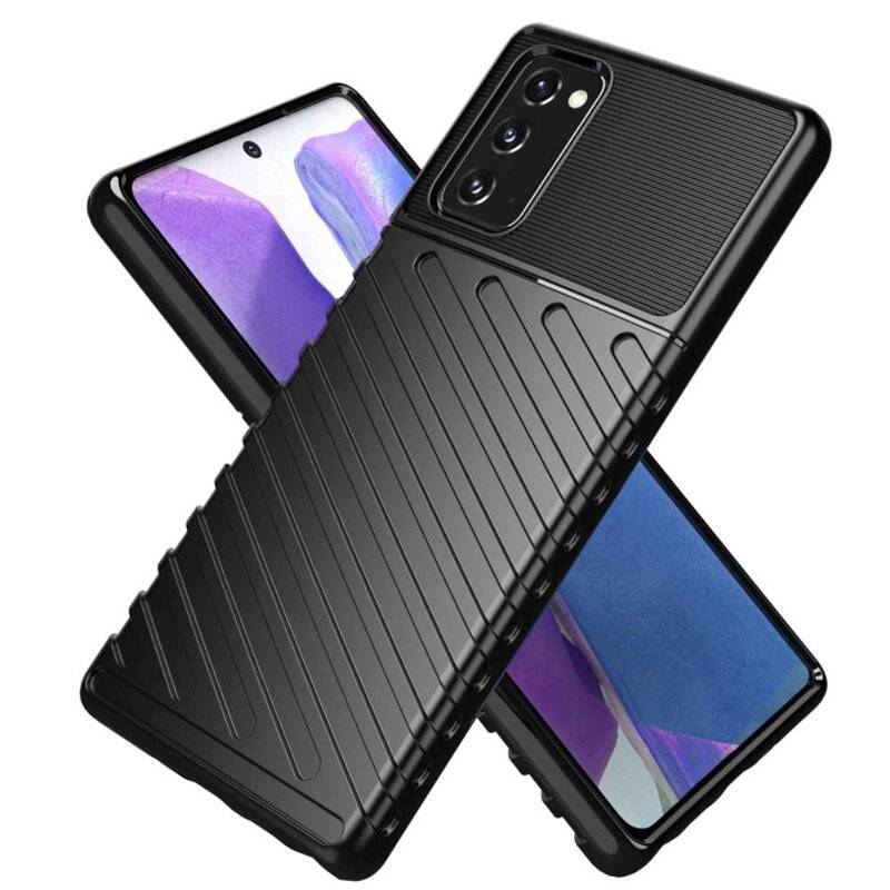 Hybrid Armor Etui SchutzHülle "Thunder" Case Bumper Cover Handyhülle Matt Hülle Robust Rutschfest für iPhone 12 Mini