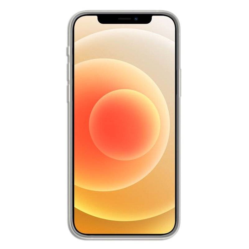 Silikon Hülle Basic für iPhone 12 Mini Case TPU Soft Handy Cover Schutz Transparent
