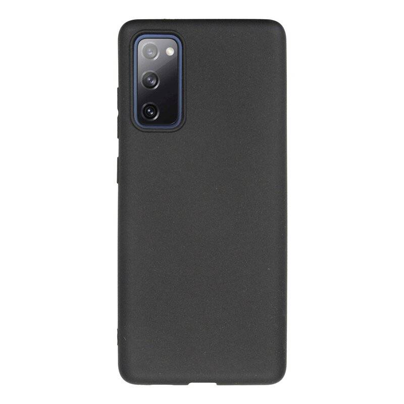 Silikon Hülle Basic für Samsung Galaxy S20 FE (G780F) Case TPU Soft Handy Cover Schutz Matt-Schwarz