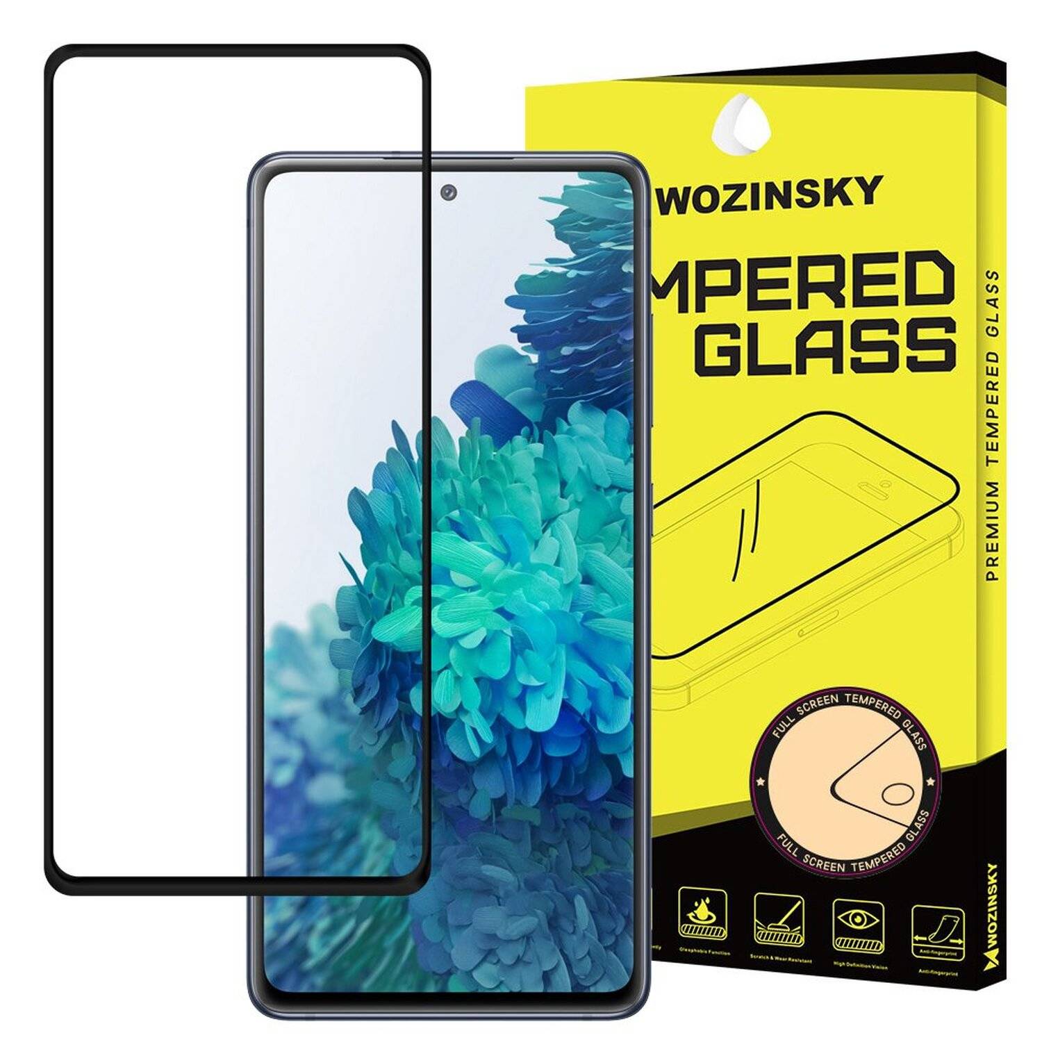 5D Schutz Glas Folie für SAMSUNG GALAXY S20 FE (G780F) Curved Schutz Folie Vollständig Klebend und Abdeckung