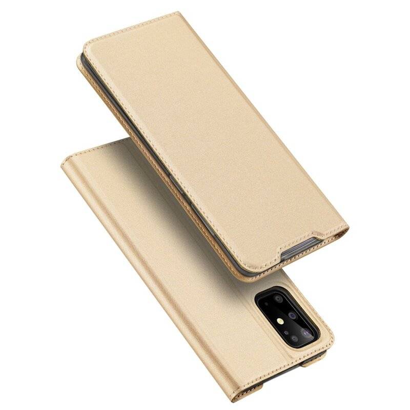 Buchtasche "Dux Ducis" für iPhone 12 Pro Max Handyhülle Etui Brieftasche mit Standfunktion, Kartenfach Gold