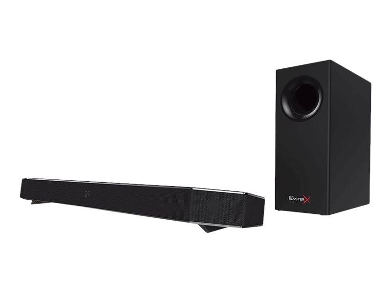 Creative Sound BlasterX Katana - Soundleistensystem - für PC - 2.1-Kanal - kabellos - Bluetooth - 75 Watt (Gesamt)