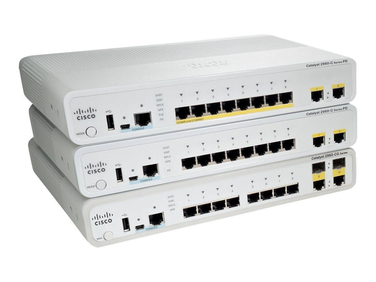 Cisco Catalyst Compact 2960CPD-8TT-L - Switch