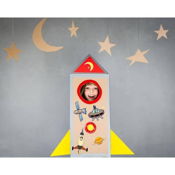 Große Sticker -Weltall- bunt 10 Stück