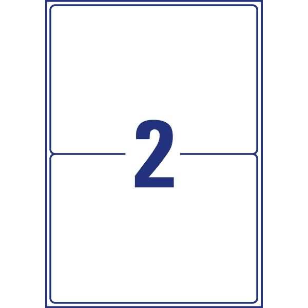 Versandetiketten ultragrip 199,6x143,5mm weiß VE=20 Etiketten