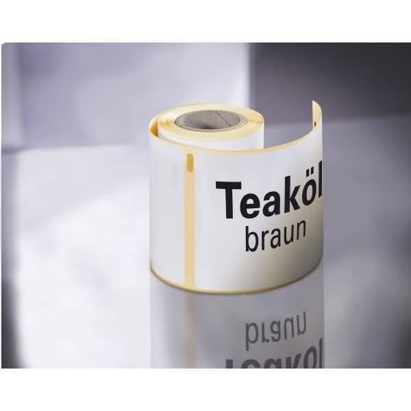 Rollenetiketten strapazierfähig 59x102mm Folie weiß VE=50 Stück