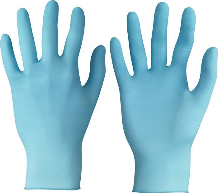 Einw.-Handsch.TouchNTuff® 92-670 Gr.9,5-10 hellblau Nitril 100 St./Box