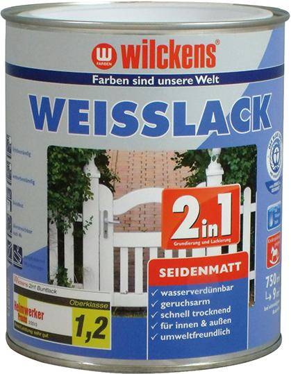Weißlack 2in1 750 ml, seidenmatt