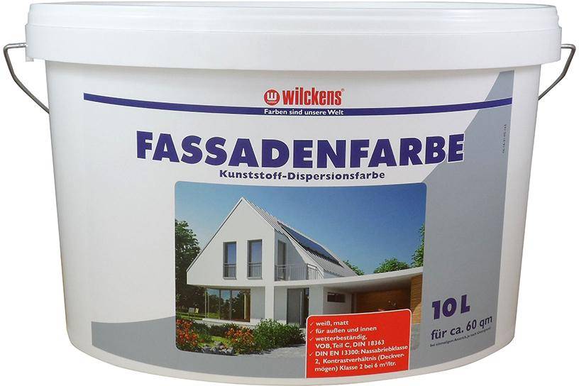 Fassadenfarbe 10 l, weiß