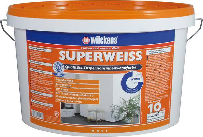 Dispersionsfarbe Innen 10 l, superweiß