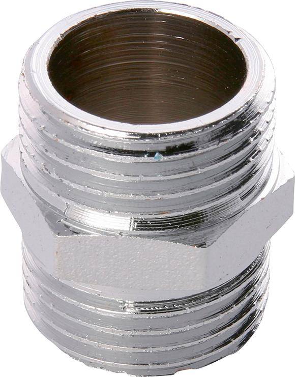 Doppelnippel verchr. 3/4"