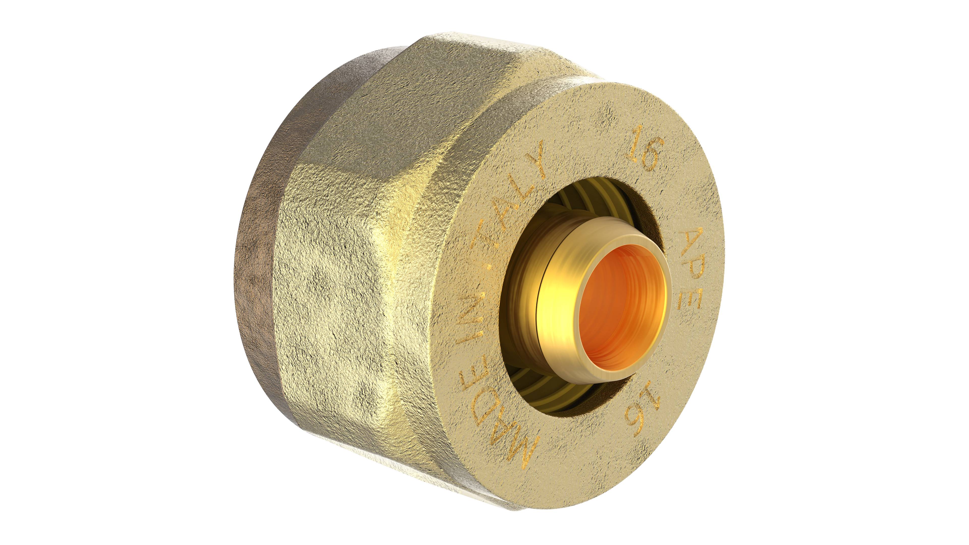 MS Verschraubung, blank, 16 mm x 1/2"IG, Klemmfitting für MSVR