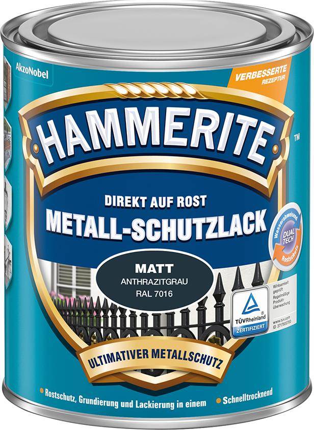 Metallschutz-Lack 750 ml matt schwarz