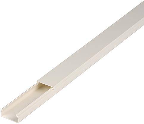 Leitungsschutz-Kanal PVC,2m,40x40mm, weiß