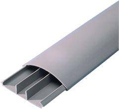 Aufbodenkanal 12x50 2 m, m.3 Kamme, grau