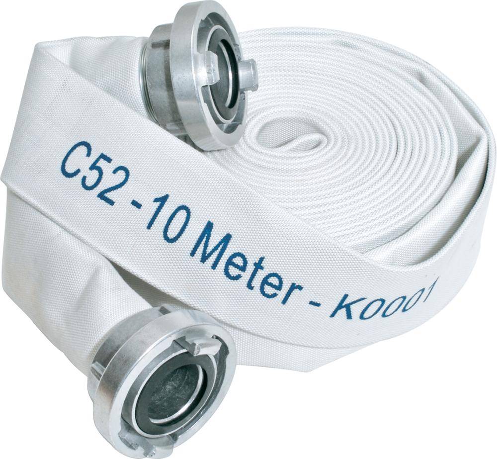 Karasto Bauflachschlauch m. C-Kupplung, 52mm 15m