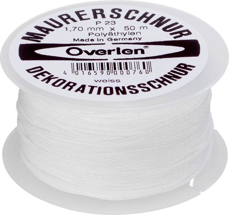 Maurerschnur PE 1,7mm 50m weiß Overmann
