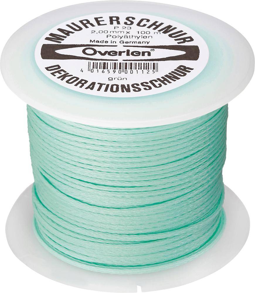 Maurerschnur PE 2,0mm 100m grün Overmann