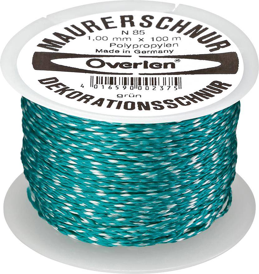 Maurerschnur PP 1,0mm 100m grün Overmann