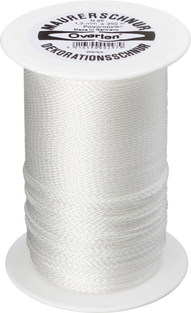 Maurerschnur PP 1,3mm 250m weiß Overmann
